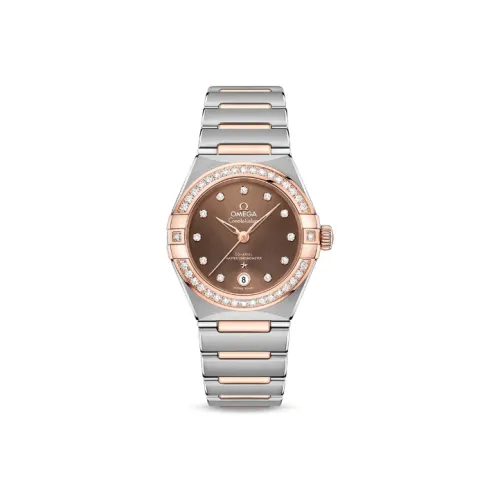 OMEGA Автоматический Механический Movement Женские Constellation Series Constellation Watch Кофе