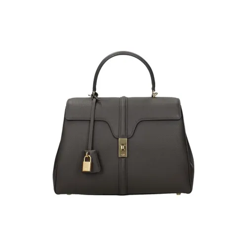 CELINE 16 Коровья кожа Одно плечо Через плечо Сумка Клатч Женская Серый