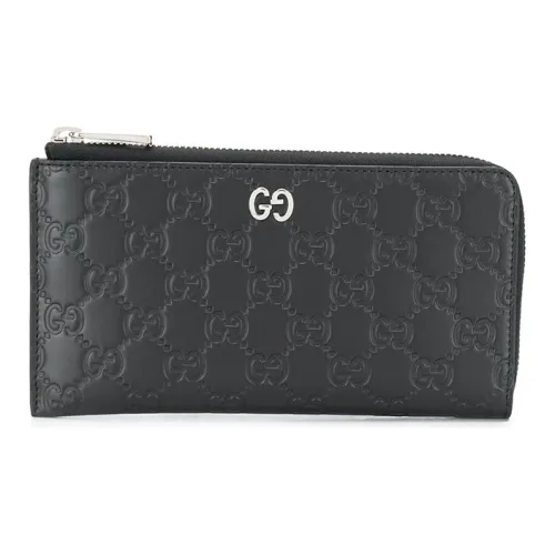 GUCCI Кожа Монетница Кошелек Мужской Черный