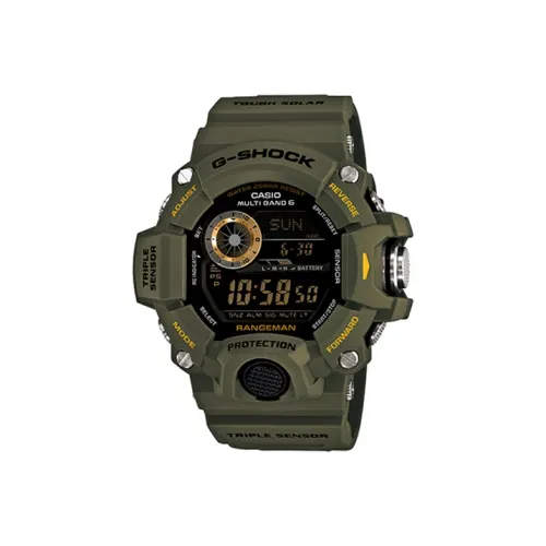 CASIO SHOCK RANGEMAN Theme Коллекция Кварцевый механизм Часы Мужские Черный циферблат