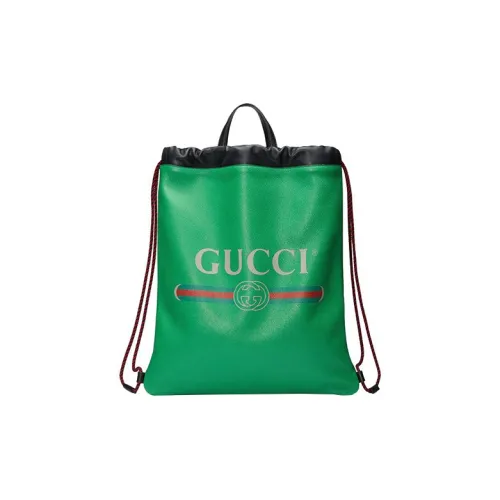 GUCCI Кожа Шнур Рюкзак Женские Зеленый