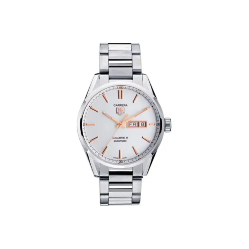 TAG Heuer Carrera Collection Автоматический Механический Механизм Мужские Часы Часы 41 мм Серебристый Циферблат