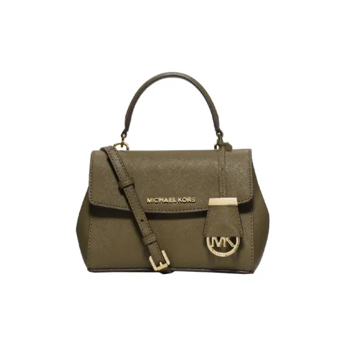 MICHAEL KORS MK Ava Кожа Сумка Сумка через плечо Сумка через плечо Экстра Маленькая Женская Оливково-Зеленая