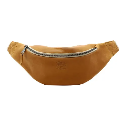 JUNYA WATANABE Телячья кожа Бананка Мужской Светлый Умбра