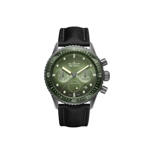 BLANCPAIN Автоматический Механический Часы Мужские FIFTY FATHOMS 43,6 мм Зеленые