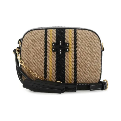 TORY BURCH McGraw Цепочка Сумка через плечо Женская Льняная ткань