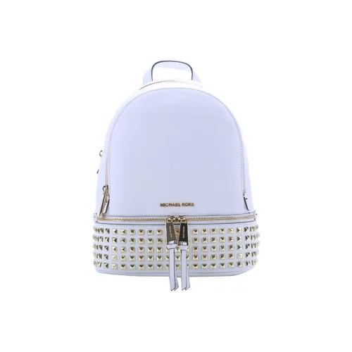 MICHAEL KORS MICHAEL KORS Коллекция сумок Rhea Zip Коровья кожа Рюкзак Средний Женская Белая