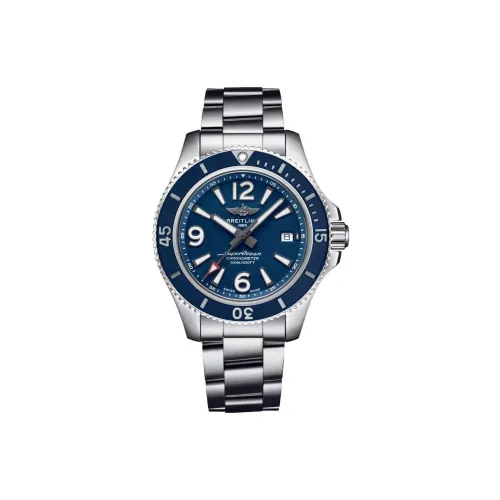 BREITLING Автоматический Механический Часы Мужские Super Ocean Culture Collection 42 мм Синий