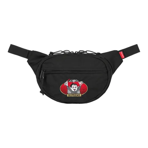Supreme Нейлоновая Сумка через плечо Слинг-сумка Сумка на пояс Стандартная Мужская Черная Красная Зеленая