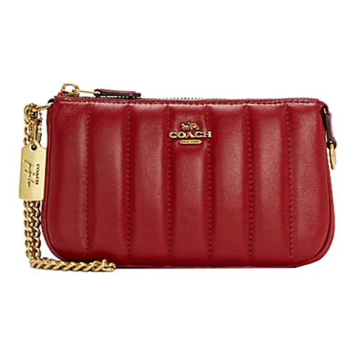 COACH Jennifer Коллаборация Nolita Кожа Лоскутное шитье Сумка на плечо Клатч Сумка Маленькая Женская Красная