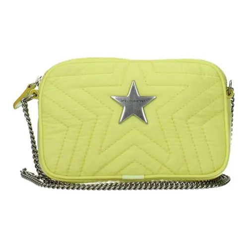 Stella McCartney Кожа Текстиль Сумка через плечо Женская Зеленая