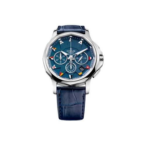 Corum Автоматический Механический Механизм Мужские Часы ADMIRAL Collection 42 мм Синий