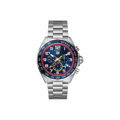 TAG HEUER Кварцевый механизм Мужские часы F1 Collection 43 мм Синий