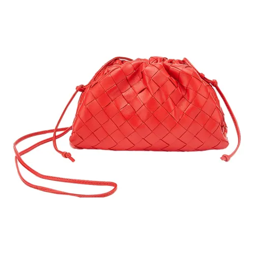 Bottega Veneta Sheepskin Сумка через плечо Mini Женская Ярко-красная