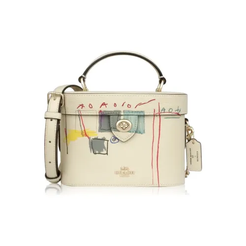 COACH Коллаборация Basquiat бренд Kay кожа сумка для коробок сумка через плечо сумка женская цвет пшеница