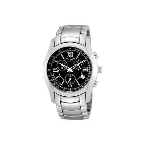 CITIZEN Светильник Кварцевый механизм Мужские часы Ecology Drive Collection 38 мм*11 мм Черный