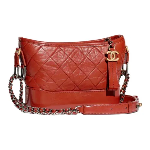 CHANEL Little Golden Ball Коровья кожа Сумка-хобо Рюкзак Сумка Сумка через плечо Сумка через плечо Женская Ржаво-красный