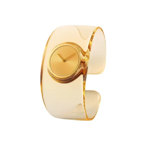 ISSEY MIYAKE Кварцевый механизм пластиковый ремешок женские часы апельсиновый циферблат