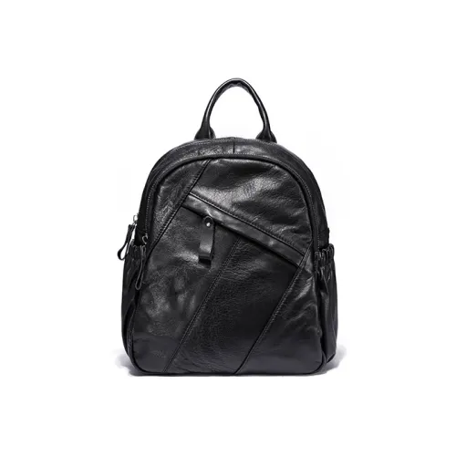 Ace Paul Коровья кожа Сумка Рюкзак Стандартный Унисекс Черный