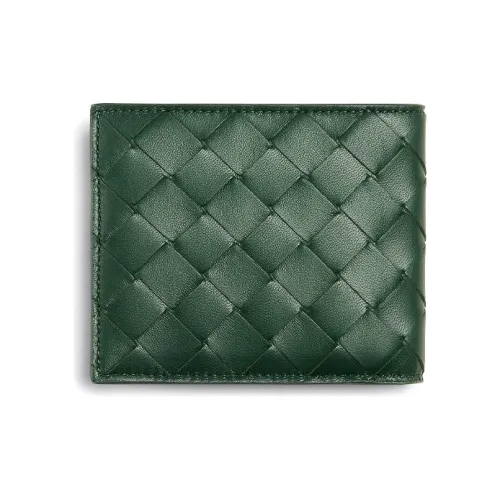 Bottega Veneta Кошелек из коровьей кожи Мужской Темно-зеленый