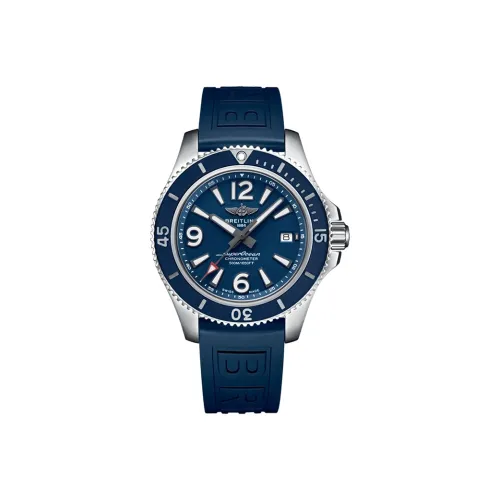 Breitling Автоматический Механический Часы Мужские Super Ocean Collection 42 мм Синий