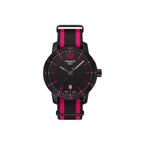 TISSOT Quartz Механизм Мужские Часы Time Jog Collection 40 мм Черные