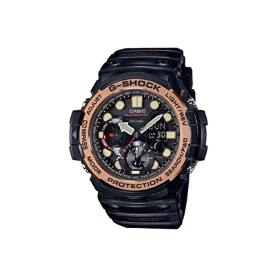 CASIO MASTER OF Sea Series Кварцевый механизм Смольный ремешок Часы Унисекс Черный циферблат