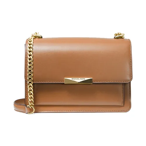 MICHAEL KORS Нефритовая кожа сумка через плечо большая женская желудево-коричневый