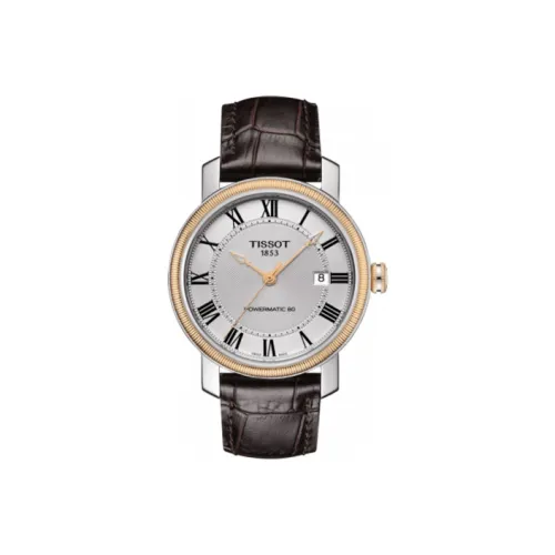 TISSOT Mechanical Механизм Мужские часы 40мм*40мм*9,4мм Серебряный