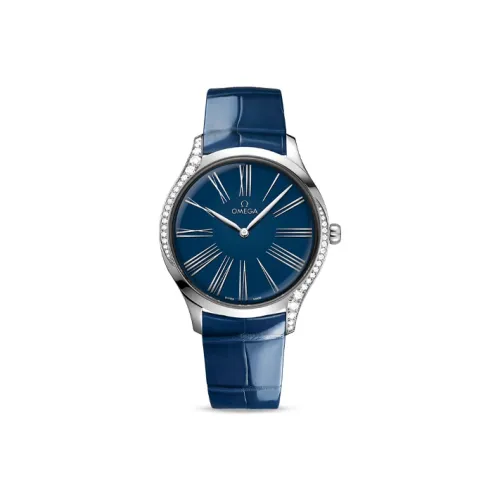 OMEGA Quartz Movement Женские Часы Flying Series Name Classics Синий