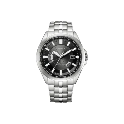 CITIZEN Световой Кварцевый Механизм Мужские Часы Drive Collection 43 мм Черные