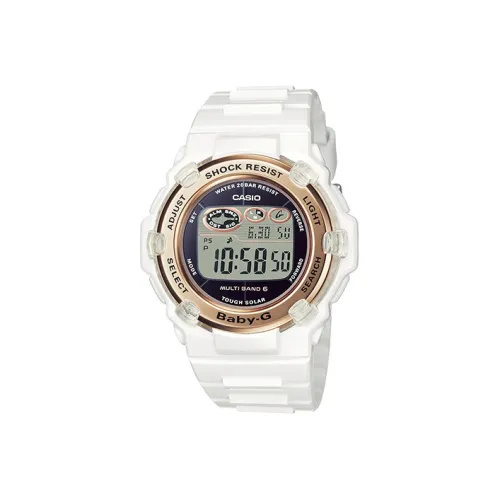 CASIO Baby G Collection Кварцевый механизм Смольный ремешок Женские часы Серый циферблат BGR 3003U 7AJF