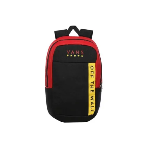 VANS Patchwork Backpack Standard Unisex Black ВАНС Пэчворк Рюкзак Стандартный Унисекс Черный