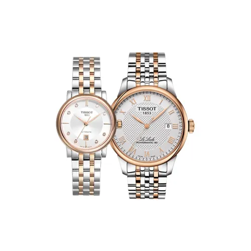 Tissot Le Locle Collection Автоматический Механический Механизм Унисекс Часы 39,3 мм Серебристый Циферблат