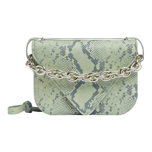 Bottega Veneta Козья кожа Конверт Сумка Сумка через плечо Женская Трюфель Вода