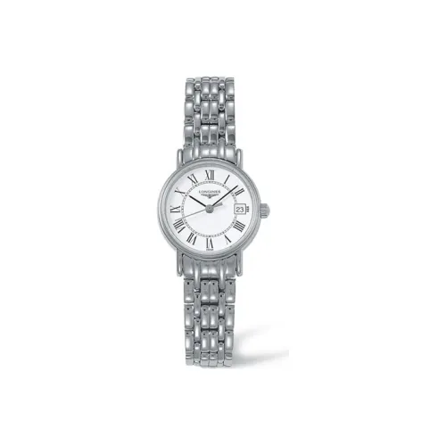 LONGINES Quartz Механизм Женские Часы Magnificent Collection 23,5 мм Белые
