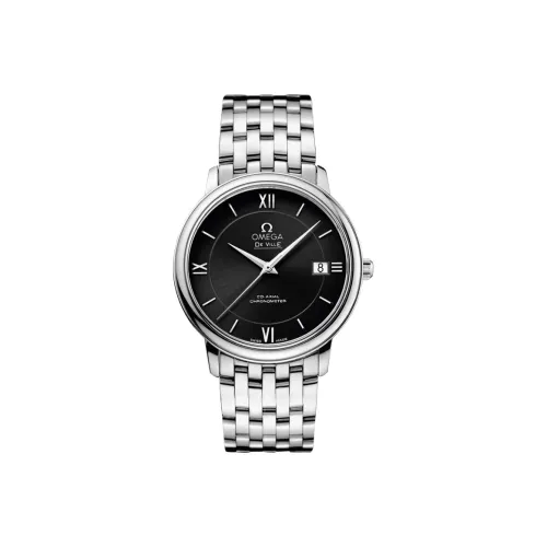 OMEGA Автоматический Механический Часы Мужские Elegant Saucer Series 36,8 мм Черные
