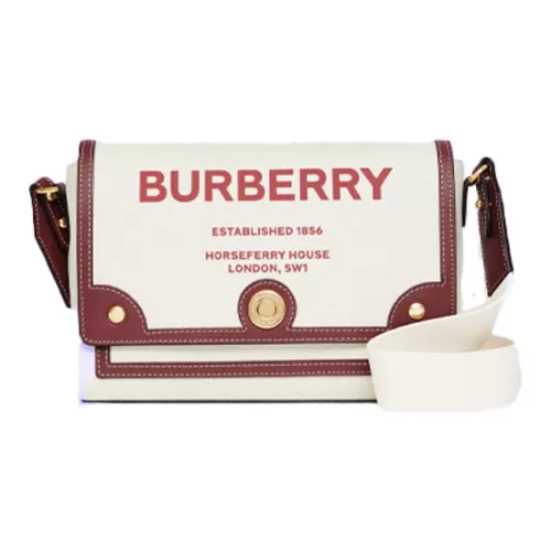 Burberry Horseferry Canvas Bag Notebook Courier Bag Crossbody Bag Shoulder Bag Women's