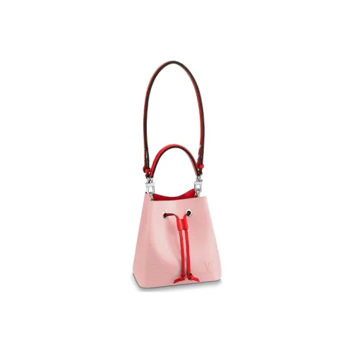 LOUIS VUITTON Сумка из коровьей кожи ведрообразной формы портативная сумка через плечо женская сумка на плечо балет розовый