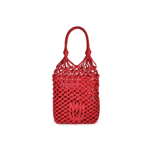 MIU MIU Sheepskin Tote Bag Shopping Bag Women's Red