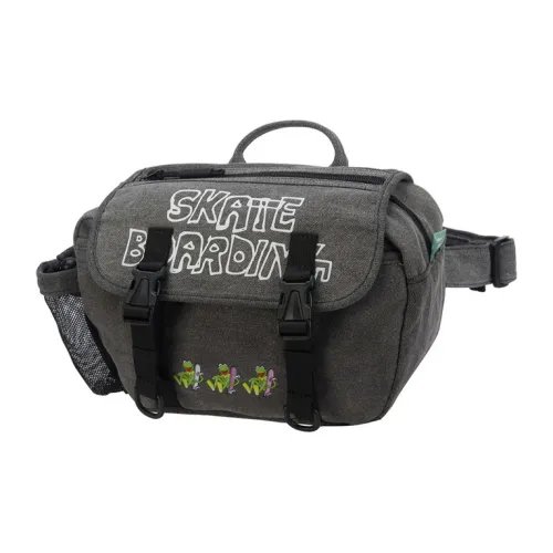 Лайнер Disney Collaboration Muppet Comet Products Ткань Сумка через плечо Бананка Стандартная Унисекс Черный