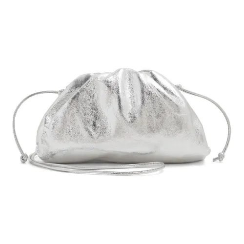 Bottega Veneta Кожа Сумка через плечо Сумка на плечо Мини Женская Серебряный