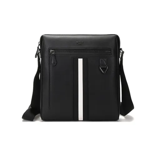 BALLY Сумка через плечо из коровьей кожи мужская черная