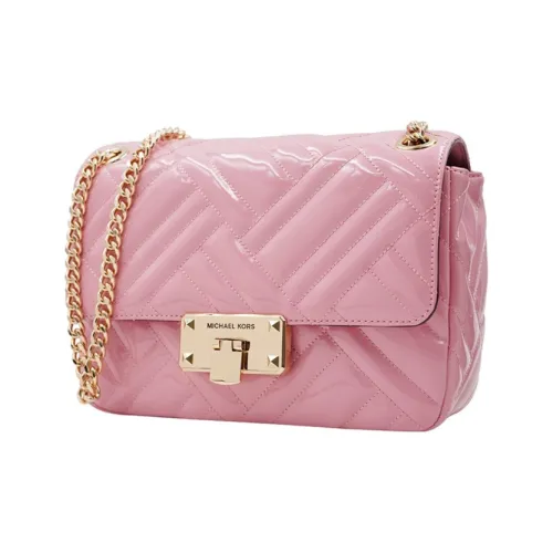 MICHAEL KORS Peyton Коровья кожа Сумка через плечо Средняя Женская Розовая