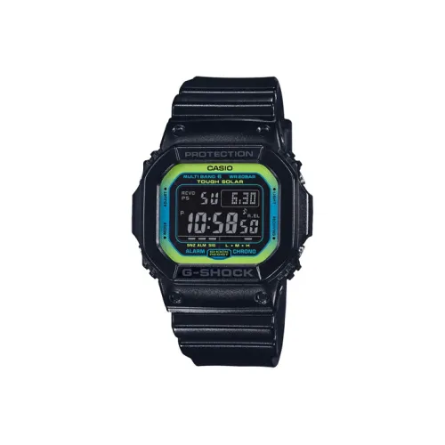 CASIO г Shock г Shock Theme Коллекция Кварцевый механизм Смола Ремень Часы Мужские Черный циферблат GW M5610LY 1