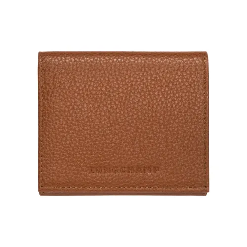 LONGCHAMP Le Foulonné Коровья кожа Монетница Unisex Light Румяный