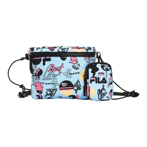 FILA FUSION White Mountaineering Collaboration Ткань Сумка через плечо Стандартная Унисекс Light Бледный Синий