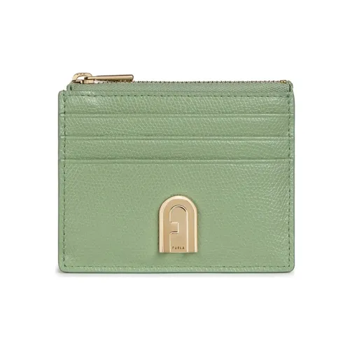 Furla Кожа Кредитная карта HOLDER Маленький Женский Зеленый