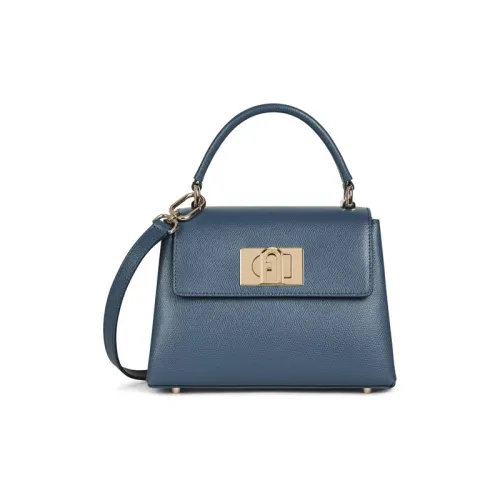 Furla GRAIN LEATHER Сумка Сумка через плечо Сумка через плечо Мини Женская Синяя