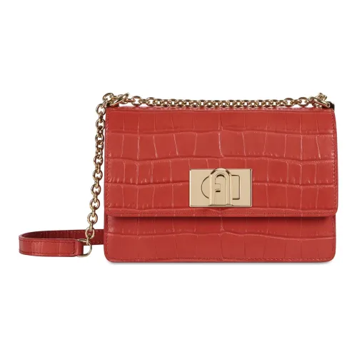 Furla 1927 Collection Кожа Сумка через плечо Мини Женская Красная